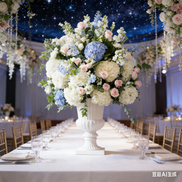 2026 Elegant Flower Vase Decoration for Party Wedding Table Centerpieces Tall White Trumpet Vases Classic Wedding Vases