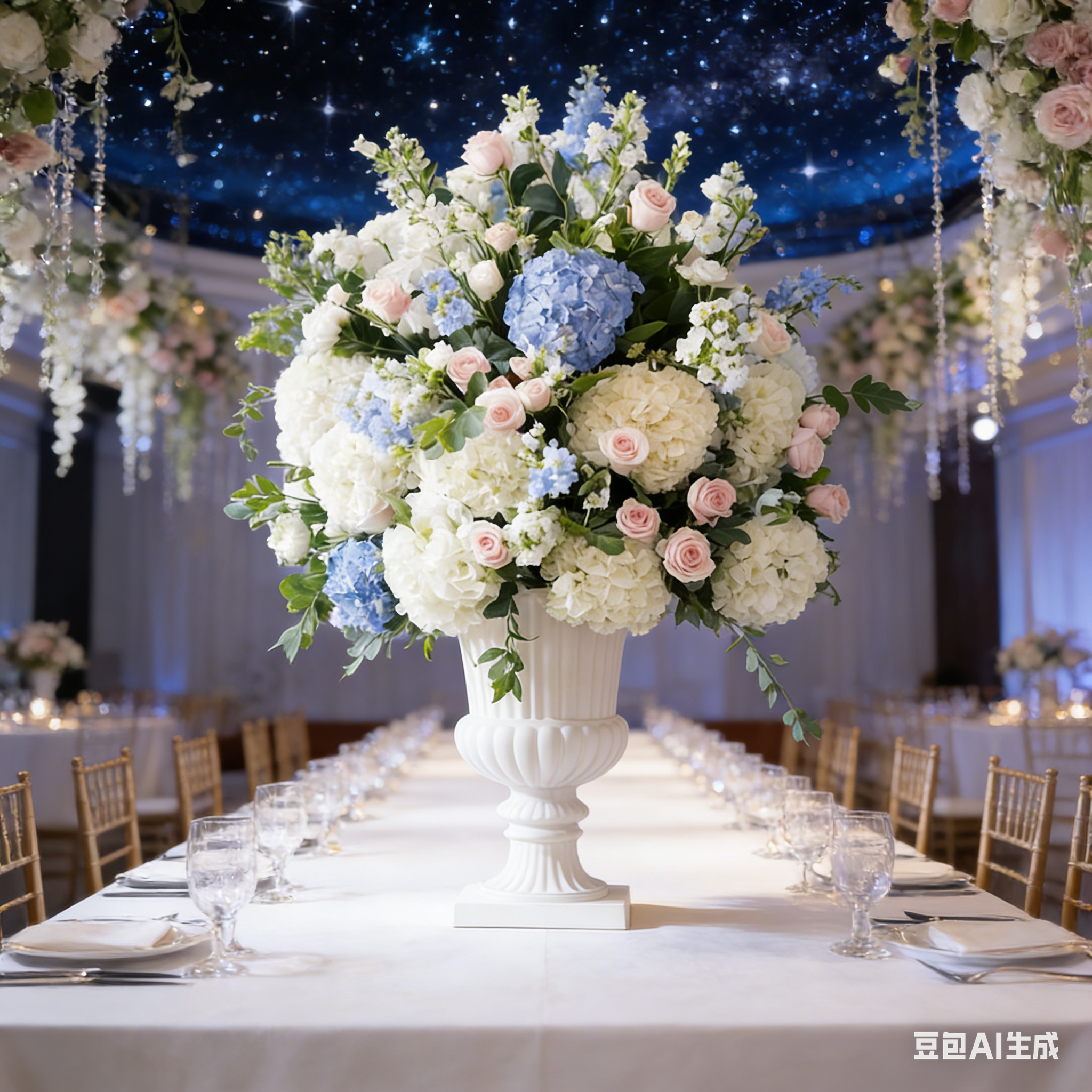 2026 Elegant Flower Vase Decoration for Party Wedding Table Centerpieces Tall White Trumpet Vases Classic Wedding Vases
