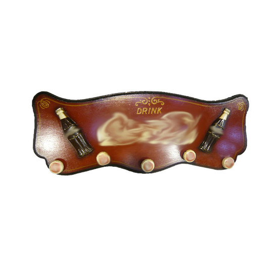 Custom Wooden Wall Plaque Hooks for Bags Coats Small Decorative Wall Hooks Antique Wood Crafts Wall Signs