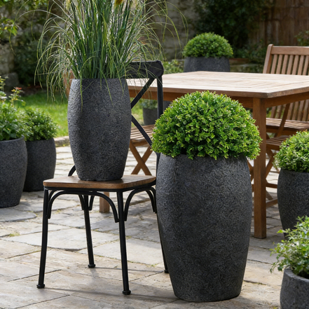 Cheap Plant Pots Simple Style Clay Big Plant Pot Indoor Outdoor Entrance Tall Planter