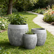 Dia 27/34/45cm Big Flower Pot Outdoor Indoor Large Pot for Plants Wholesale Clay Garden Pots Planters