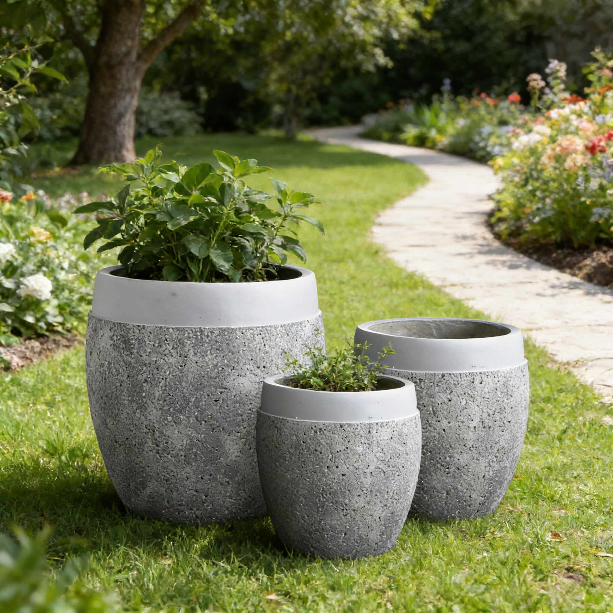 Dia 27/34/45cm Big Flower Pot Outdoor Indoor Large Pot for Plants Wholesale Clay Garden Pots Planters