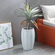 Kreatives Design Blumentöpfe Großhandel Fiber Clay Pflanztopf Kleine Große Blumentöpfe & Pflanzgefäße