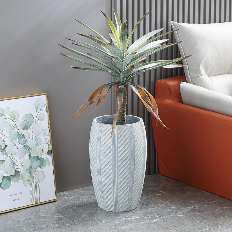 Kreatives Design Blumentöpfe Großhandel Fiber Clay Pflanztopf Kleine Große Blumentöpfe & Pflanzgefäße