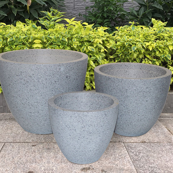 Simple Plant Pot Home Garden Flower Planter Indoor Outdoor Fiber Clay Pots for Plants