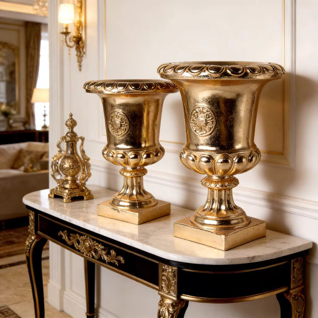 Custom Wedding Trumpet Vase Luxury Gold Vases for Wedding Centerpieces Tall Vases for Wedding Center Piece