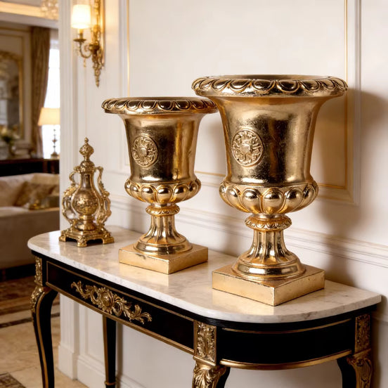 Custom Wedding Trumpet Vase Luxury Gold Vases for Wedding Centerpieces Tall Vases for Wedding Center Piece