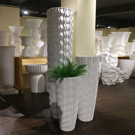 Großhandel Fabrik Modern Große Bodenvase 150cm Hoch Extra Große Stehende Hausdeko Luxusvase für Wohnzimmer Hotel Lobby