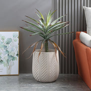 Kreatives Design Blumentöpfe Großhandel Fiber Clay Pflanztopf Kleine Große Blumentöpfe & Pflanzgefäße