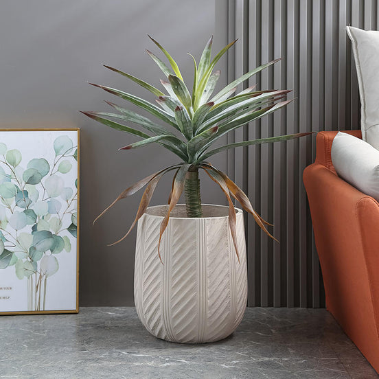 Creative Design Flower Pots Wholesale Fiber Clay Plant Pot Small Large Flower Pots & Planters
