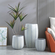 Kreatives Design Blumentöpfe Großhandel Fiber Clay Pflanztopf Kleine Große Blumentöpfe & Pflanzgefäße