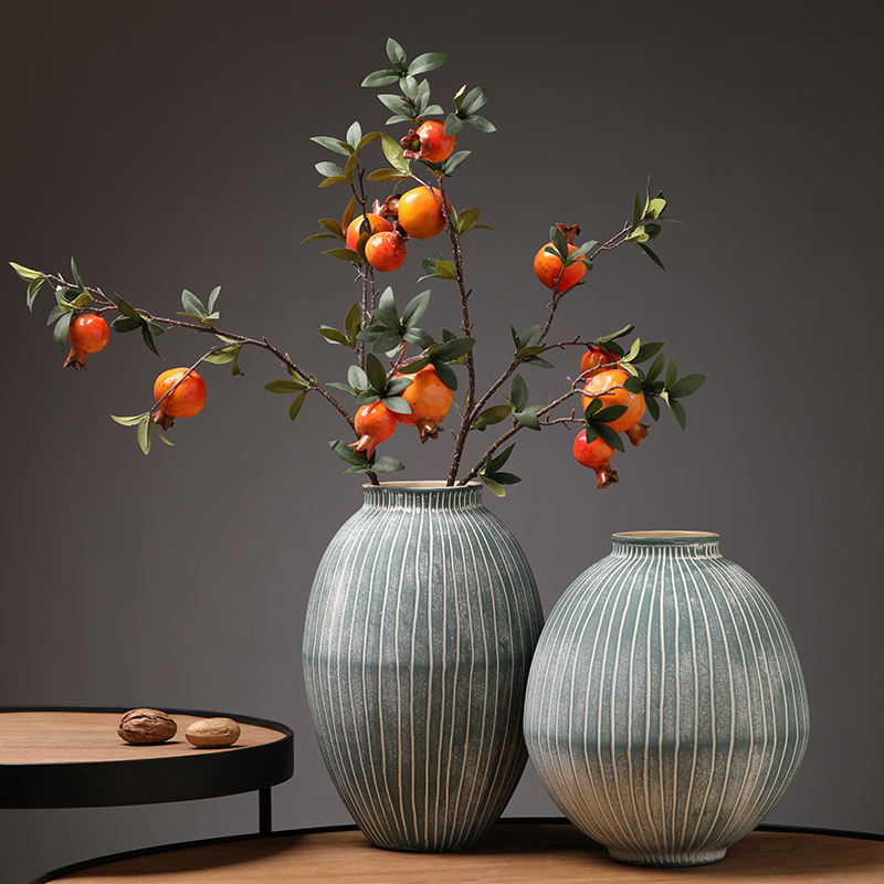 Künstliche Blumen Vasen Tisch Blumenvase Keramik und Porzellan Vasen der Heimtextilien