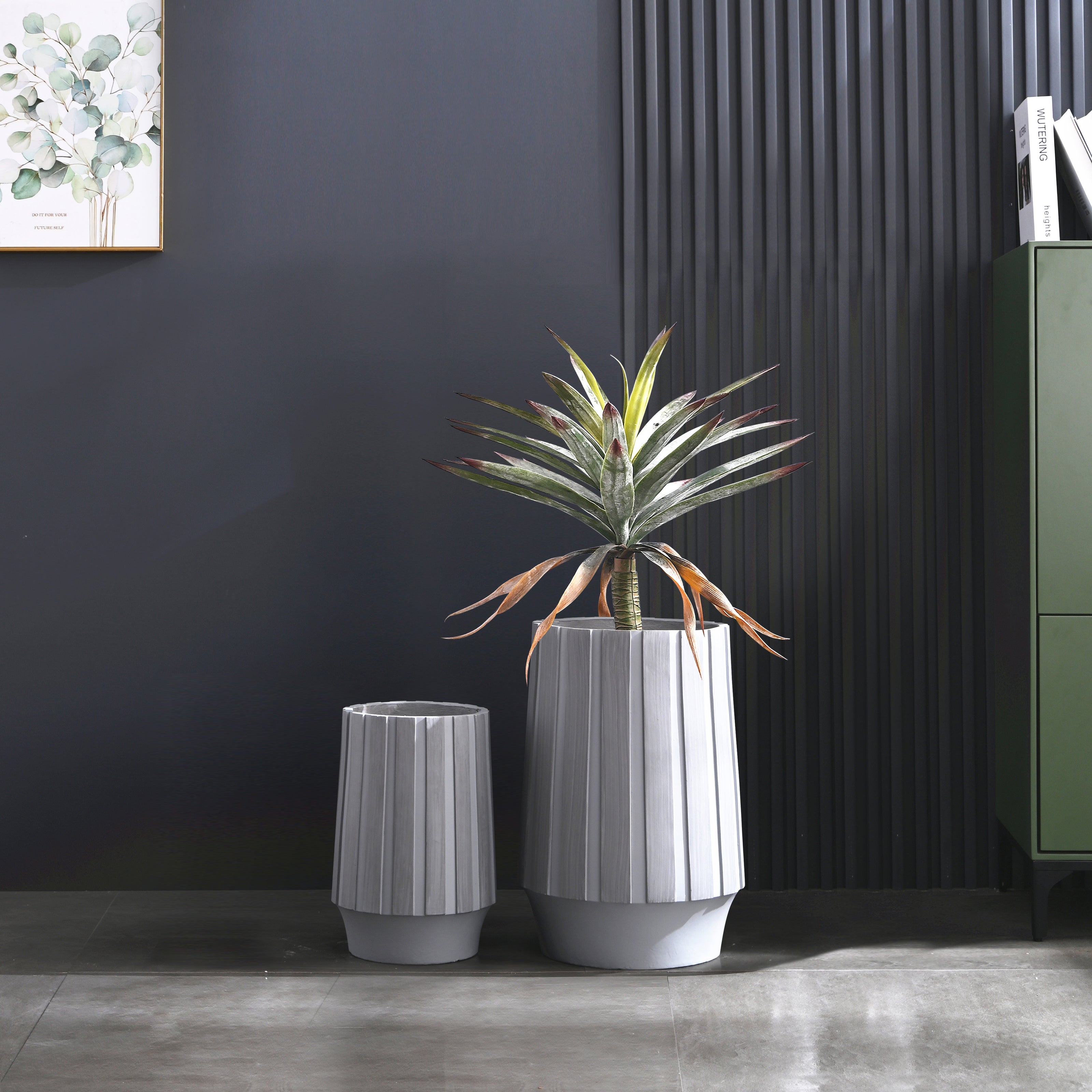 Natürliche biologisch abbaubare Blumentöpfe aus Magnesium-Ton-Fasern, verschiedene Größen, für Haus und Garten, Dekoration, Pflanzgefäße