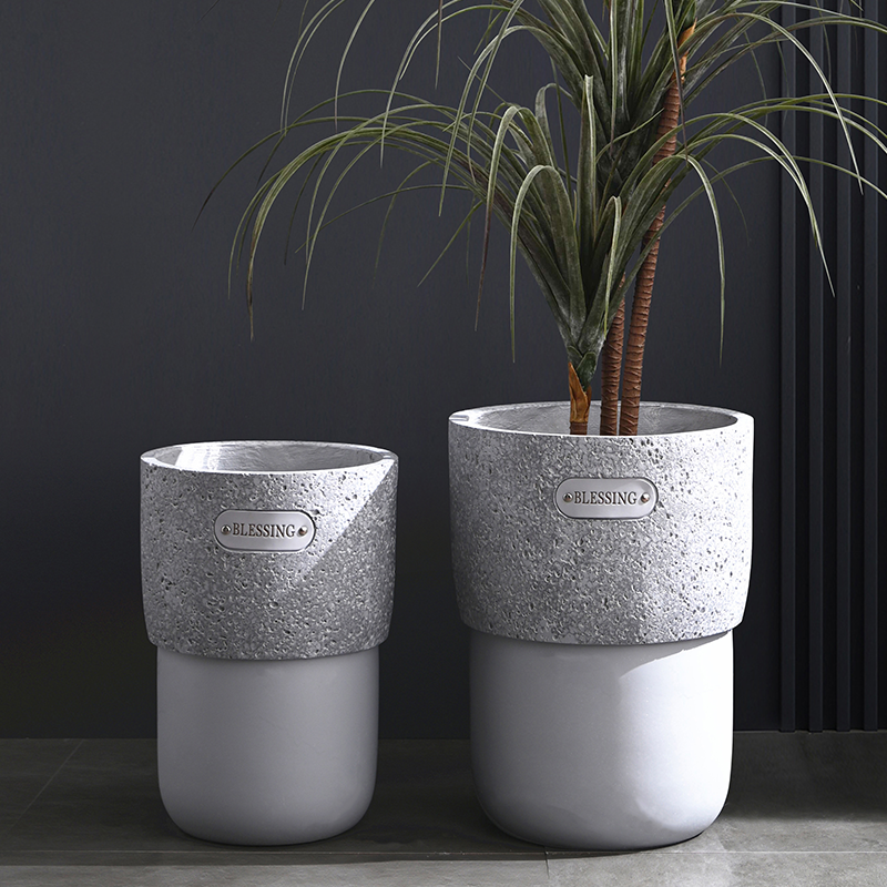 Versatile Modern Small to Medium Size Durable Vase for Plants & Flowers Home Garden & Floor Decor Balcony Table Decoration