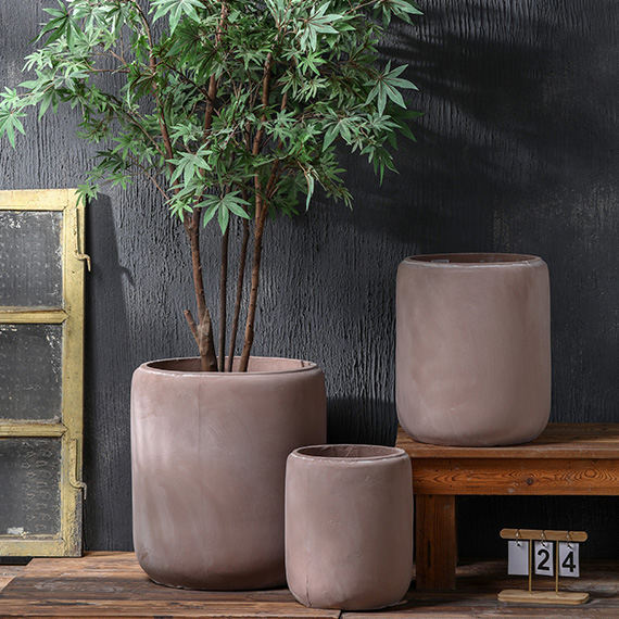 Concrete Flower Pot Outdoor Indoor Pots Decor Factory Wholesale Cement Large Planter Pot