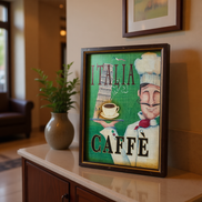Retro Handmade Eco-Friendly Painted Wall Hanging Coffee Shop Wooden Plaques Vintage Cafe Signs Antique