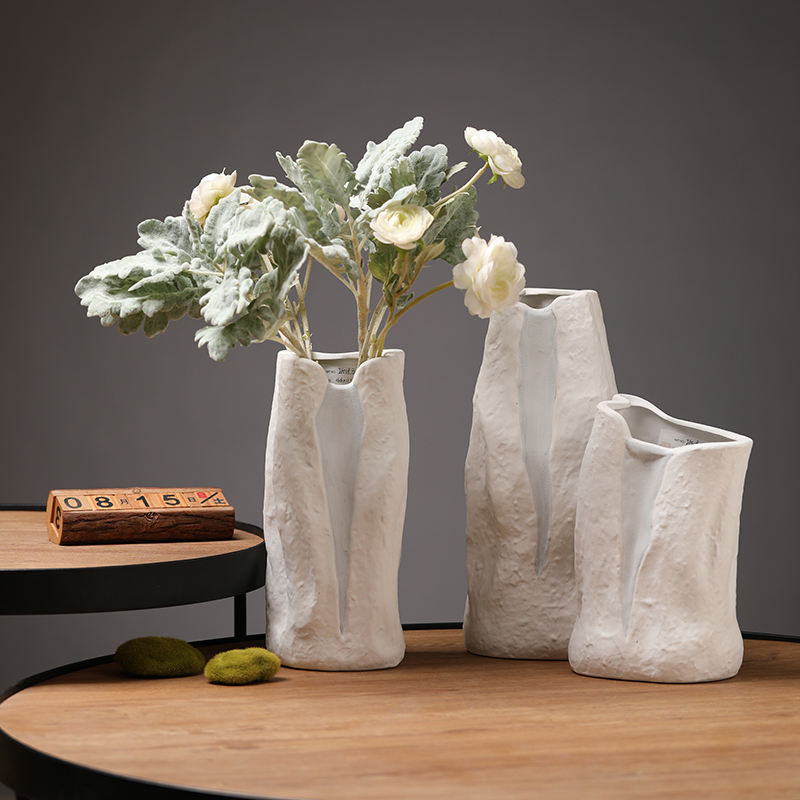Stone Shape Ceramic & Porcelain Vases Home Decor Centerpiece Vase Antique Vase Custom Made