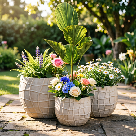 大型花盆大尺寸花盆户外花园豪华花盆批发室内纤维粘土花盆JQ-2120