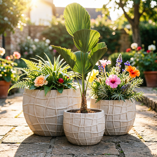 Large Planter Big Size Planter Outdoor Garden Luxury Flower Pots Wholesale Indoor Fiber Clay Planters and Pots